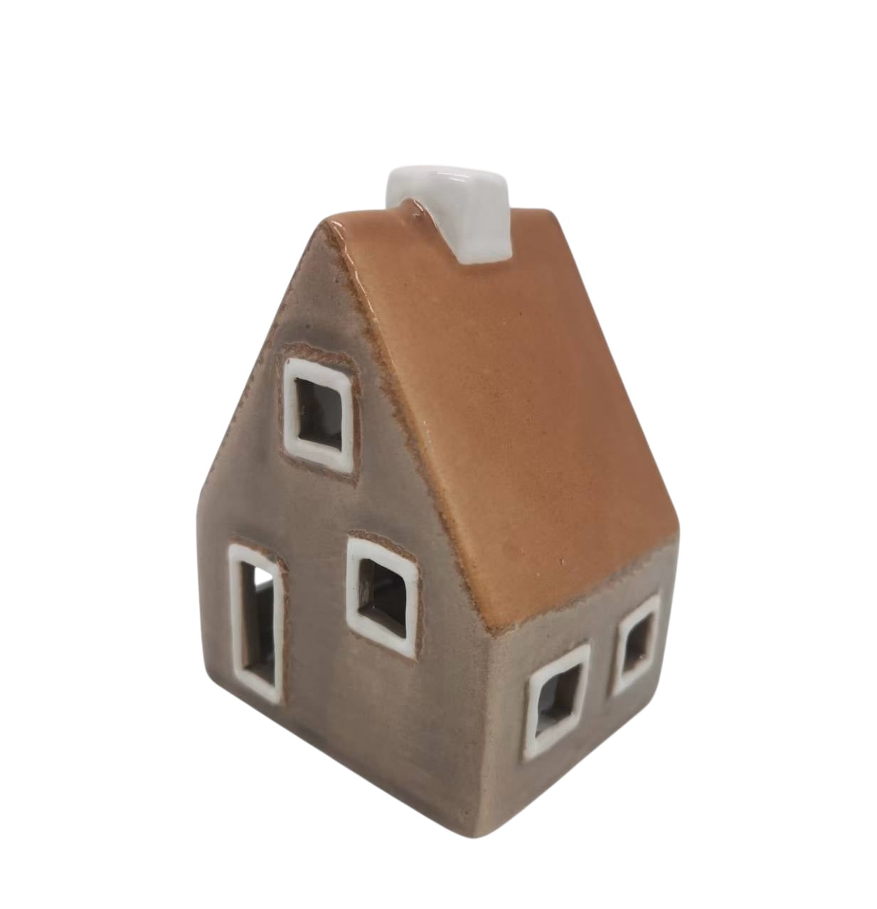 LH084 Brown Gable Roof House