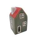 LH085 Green & Red Roof House