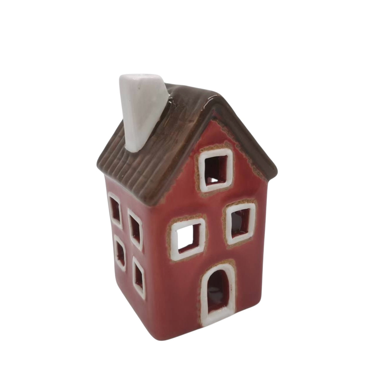 LH086 Red & Brown Roof House